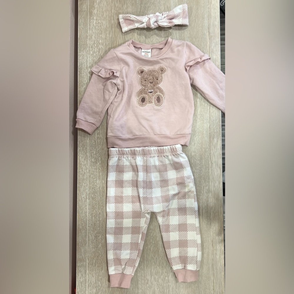 Bear Fleece 3-Piece Suit